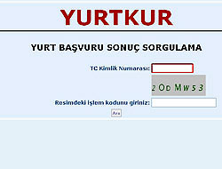 Yurt başvuru sonuçları açıklandı
