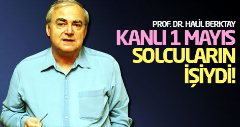 Prof. Dr. Halil Berktay: Kanlı 1 Mayıs solcuların işiydi