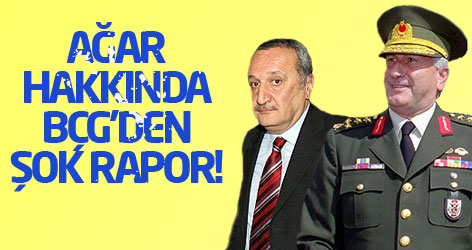 Ağar hakkında BÇG'den şok rapor!