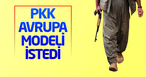 PKK, Avrupa modeli istedi!