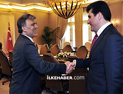 Gül, Barzani'yi kabul etti