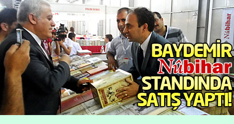 Baydemir Nûbihar standında satış yaptı!