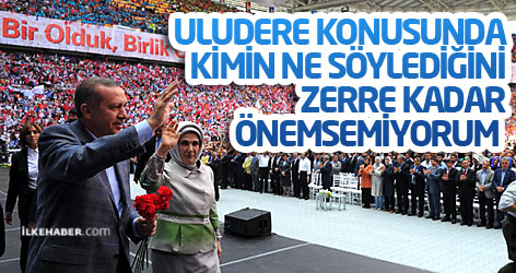 Başbakan: Uludere konusunda, kimin ne söylediğini zerre kadar önemsemiyorum!