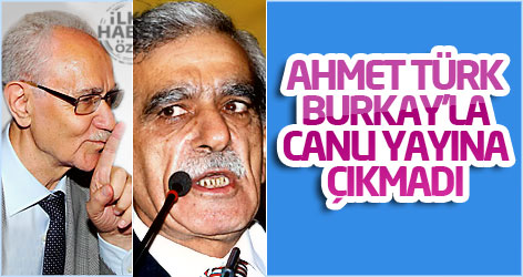 Ahmet Türk, Burkay'la canlı yayına çıkmadı