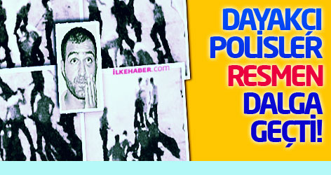Dayakçı polisler resmen dalga geçti!