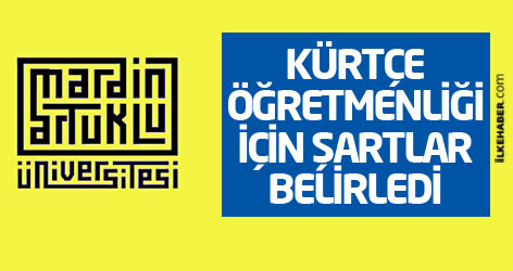 Kürtçe Öğretmenliği için şartlar belirledi