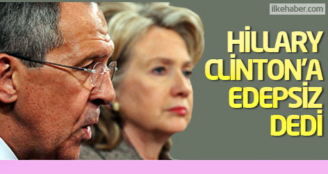 Hillary Clinton'a edepsiz dedi