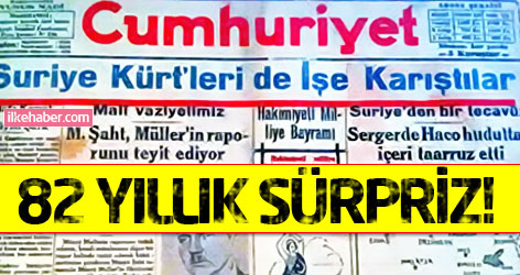 82 yıllık sürpriz: Suriye Kürtleri!