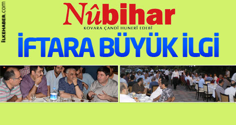Nûbihar’ın iftar yemeğine büyük ilgi