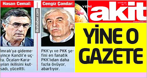 Akit yine gazetecileri hedef gösterdi!