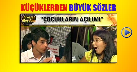 Küçüklerin "Siyaset Medanı"nda büyük sözler!