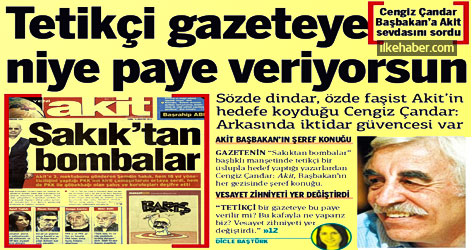 Cengiz Çandar: Tetikçi gazeteye niye paye veriyorsun?