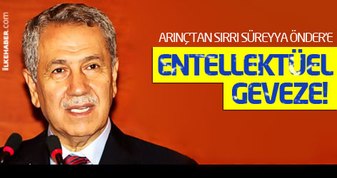 Arınç'tan Önder'e: Entellektüel geveze!