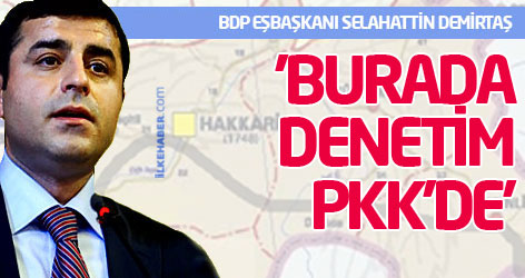 Demirtaş PKK’nin denetimindeki bölgeleri açıkladı