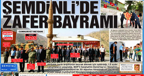 Şemdinli'de Zafer Bayramı!