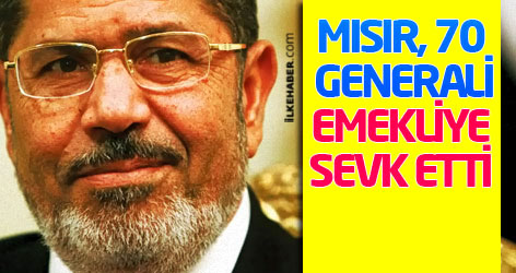 Mursi, 70 generali emekliye sevk etti