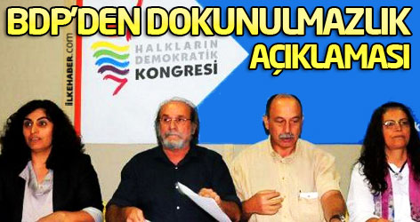 BDP'den dokunulmazlık açıklaması