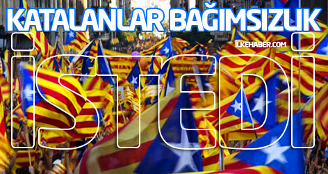 Katalanlar bağımsızlık için yürüdü