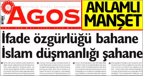Agos Gazetesi'nden anlamlı manşet!