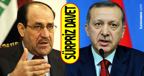 Erdoğan'dan Maliki'ye sürpriz davet!