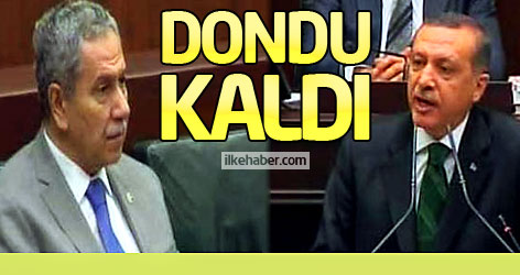 Arınç, Erdoğan'ın sözlerini duyunca dondu kaldı