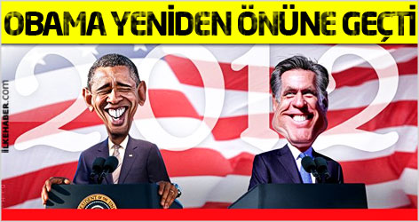 Obama yeniden Romney'in önüne geçti