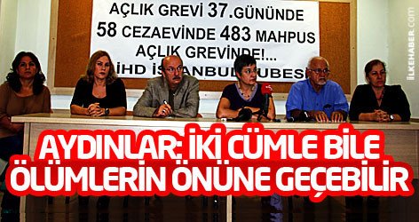 Aydın ve sanatçılar: İki cümle bile ölümlerin önüne geçebilir