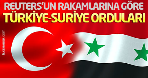 Reuters'ın Rakamlarına göre Türkiye-Suriye orduları