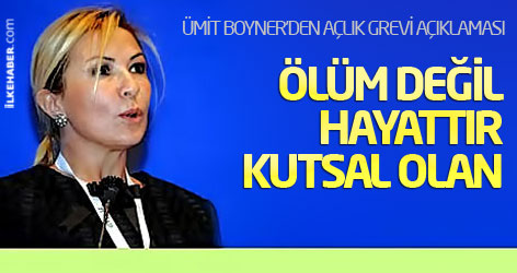 Ümit Boyner'den açlık grevi açıklaması