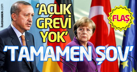 Erdoğan: Açlık grevi yok, tamamen şov!