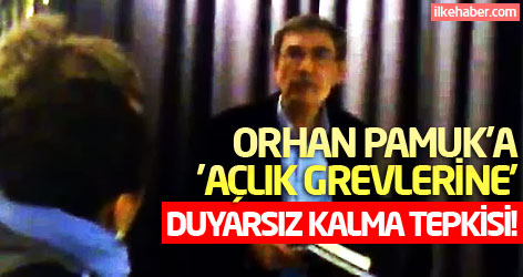 Orhan Pamuk'a 'açlık grevlerine' duyarsız kalma tepkisi!