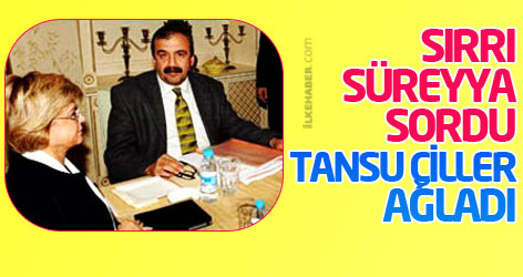 Sırrı Süreyya sordu Tansu Çiller ağladı