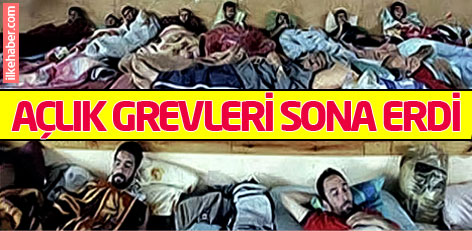 Açlık grevleri sona erdi