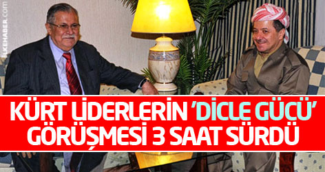 Kürt liderlerin 'Dicle Gücü' görüşmesi 3 saat sürdü