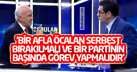 'Bir afla Öcalan serbest bırakılmalı ve bir partinin başında görev yapmalıdır'
