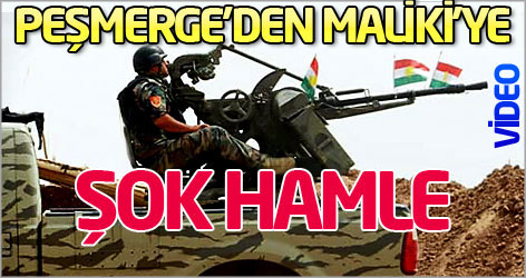 Maliki'ye şok: Peşmerge Kerkük yolunu kapattı!