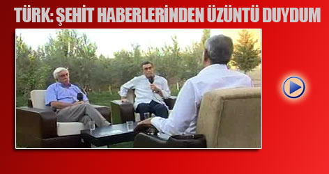 Türk: "Şehit haberlerinden üzüntü duydum"