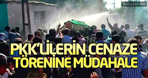 PKK'lilerin cenaze törenine müdahale!