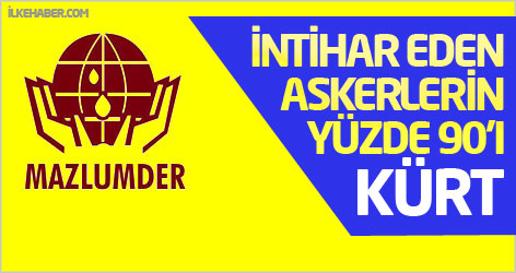 İntihar eden askerlerin yüzde 90'ı Kürt