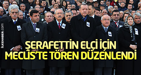 Şerafettin Elçi için Meclis'te tören düzenlendi