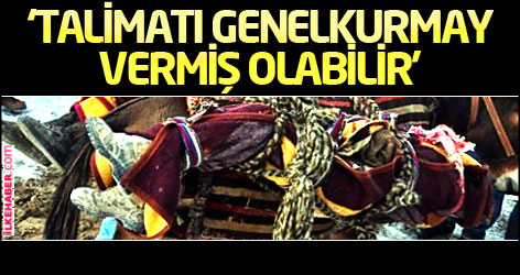 'Uludere'de talimatı Genelkurmay vermiş olabilir'