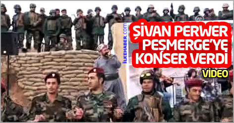 Şivan Perwer'den Peşmergeye moral konseri