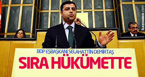 Demirtaş: Müzakere için sıra hükümette