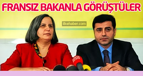 BDP Eş Başkanları Fransa İçişleri Bakanı ile görüştü