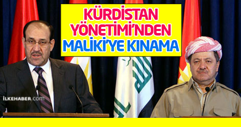 Kürdistan Yönetimi'nden Maliki'ye kınama