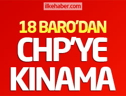 18 Baro'dan CHP'ye kınama!