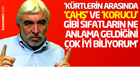 'Kürtlerin arasında ‘cahş’ ve ‘korucu’ gibi sıfatların ne anlama geldiğini çok iyi biliyorum'