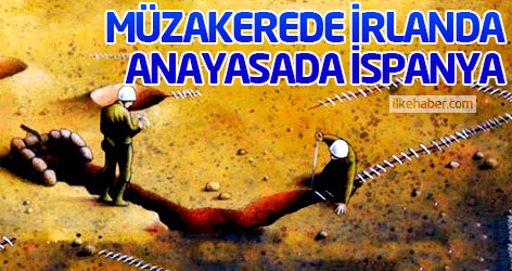 Müzakerede İrlanda, anayasada İspanya