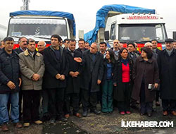 Rojava'ya yardımlar yola çıktı