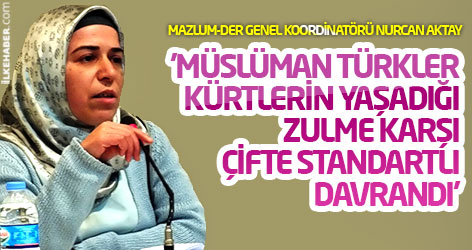 'Müslüman Türkler Kürtlerin yaşadığı zulme karşı çifte standartlı davrandı'